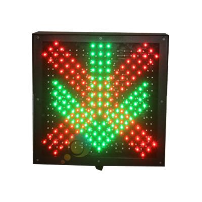 China Iron Shell 12 Year Manufacturers Warning Tunnel Toll Station Led Indicator Parking Lot Red Cross Arrow Green Traffic Lights for sale