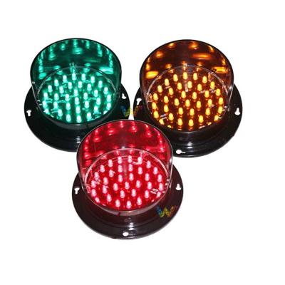 China Road construction 100mm DC12V red, yellow and green DC24V LED PC module indicating arrow board traffic light accessories for sale