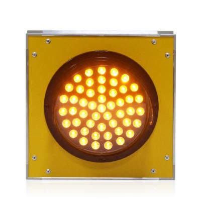 China Manufacturer Waterproof Traffic Light Road Blinker 200mm Amber Solar Warning Flashing Light for sale