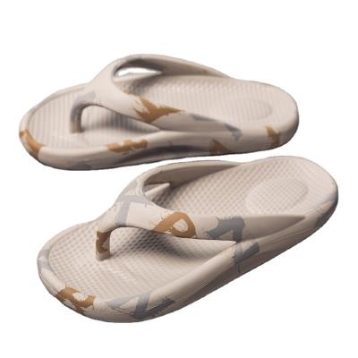 China Custom Made Cheap Flip Flops Wholesale Home Vacation Summer Beach Soft Unisex Foot Bed Sandals Slippers for sale