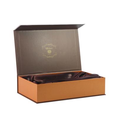 China Recyclable wholesale music instruments packaging flip-top box luxury gift box with custom logo and design cosmetic gift box perfume packing for sale