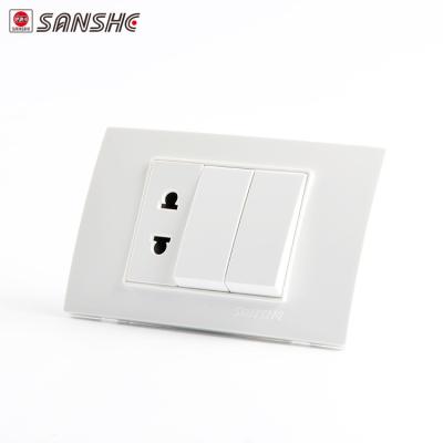 China Fiberglass Nylon + Black PC Switch High Quality Electrical Plug for sale