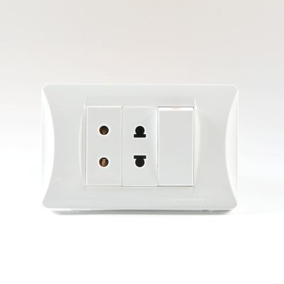 China SANSHE Universal Use Household/Commercial Home Wall Switch Electrical Socket for Apartment and House for sale