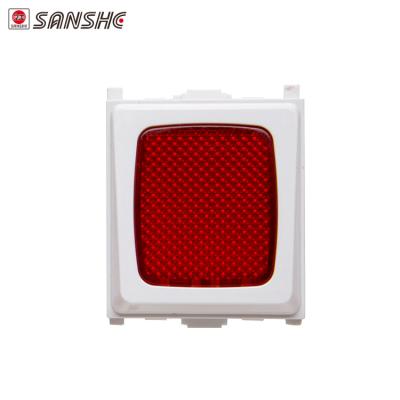 China SANSHE black PC night lamp hardware switch /wall (red) / electric switch for sale