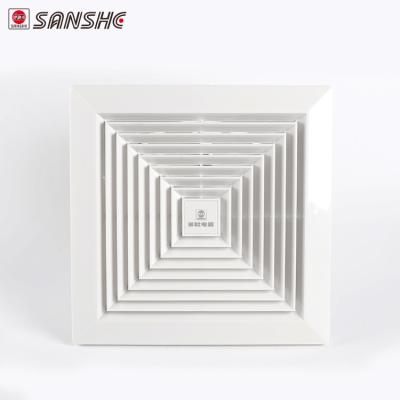 China Hot Selling Sanshe Hotels Full Fashion Bathroom Ventilation Portable Blade Kitchen Air Vent Plastic Type Ceiling Fan for sale