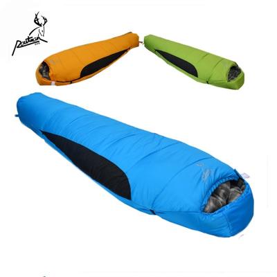 China RS-200 ROUTMAN Mummy Plaid High Quality Flannel Mummy Winter Adult Sleeping Bags For Outdoor Camping Hiking for sale