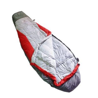 China Mummy Routman Winter Use Compact Mountain Mum Shape Down Sleeping Bags Top Filled For Outdoor Traveling for sale