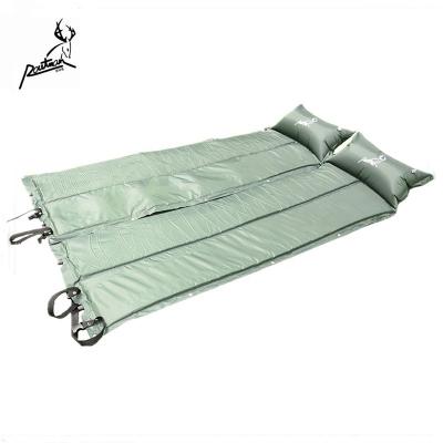 China Hot Selling Outdoor Inflatable PVC Pads Travel Sleeping Camping Mat RM-01 for sale