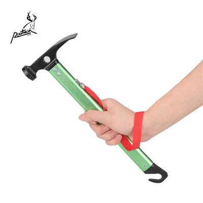 China Tent PAG Stake Puller RO-23 ROUTMAN Chipping Hammer with Aluminum Alloy Handle Portable Durable Outdoor Camping Hammer for sale