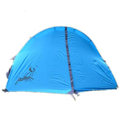 China Diagonal Tying Type ROUTMAN 2 People PU Tourist Single Layer Windproof Waterproof Camping Tent With Bag Tienda De Acampar Tente Carpas RT-101 for sale