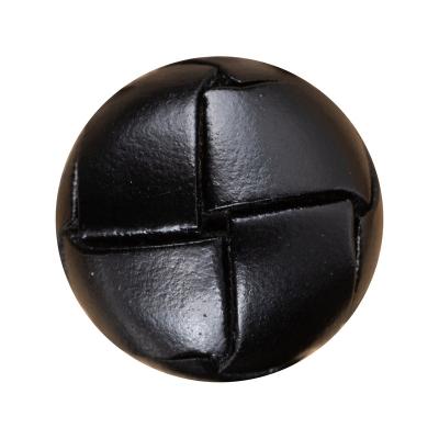 China Other Genuine Leather Button Shank Vintage Black Retro Sewing Accessories 15mm/18mm/20mm/23mm/25mm High Quality Real for sale