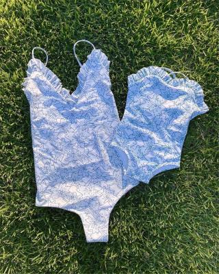 China 2022 sexy one piece swimsuit women swimwear ruffle swimwear plus size bikini custom manufacturer for sale