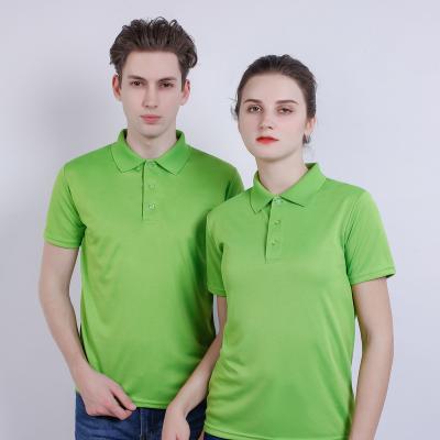 China Factory Price Anti-Wrinkle Cheap 100% Custom Polyester Polo Shirts Logo Printing OEM Men's Polo T-shirt Wholesale for sale