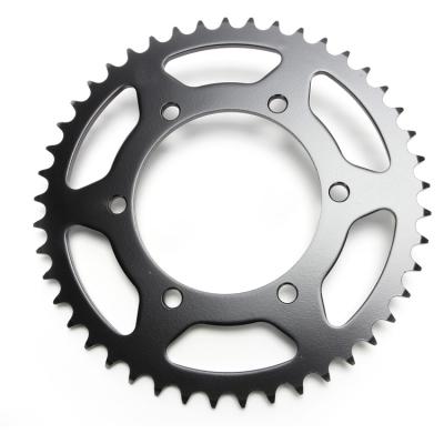 China 45# steel/A3 steel motorcycle rear 45t sprocket 520 for Kawasaki EX250 Ninja 250R GPX250R for sale