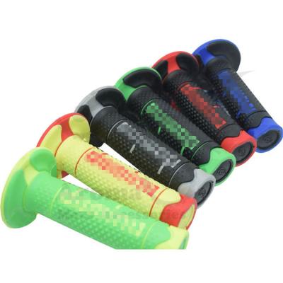 China Custom Wholesale 22mm Motorcycle Rubber Universal 24mm Handlebar Grips for sale