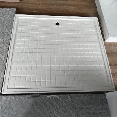 China Modern Resin Custom Size Shower Base Rectangle Shape Portable Bathroom Shower Tray for sale