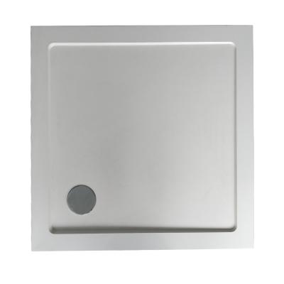 China Modern Custom Rectangular Single Resin FRP Composite Base Piece Toilet Shower Tray for sale