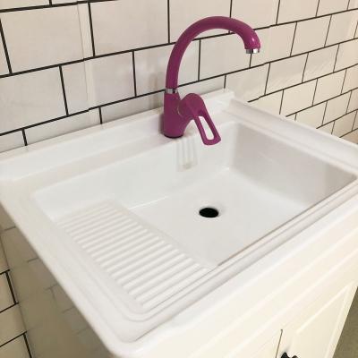 China Easy Clean Modern Design With Board Bathroom Laundry Basin Clothes Kneading Sink for sale