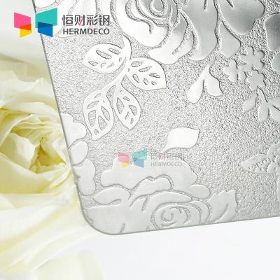 China SS 304 Stainless Steel Color Construction Decorative Embossing Sheet 1219x2438 0.8mm for sale