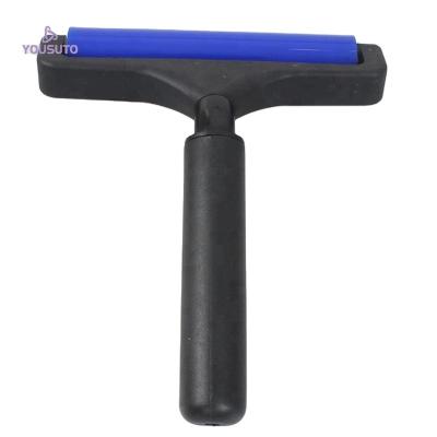 China Manual Reusable Cleanroom Manual Silicon Sticky Cleaning Sticky Roller for sale