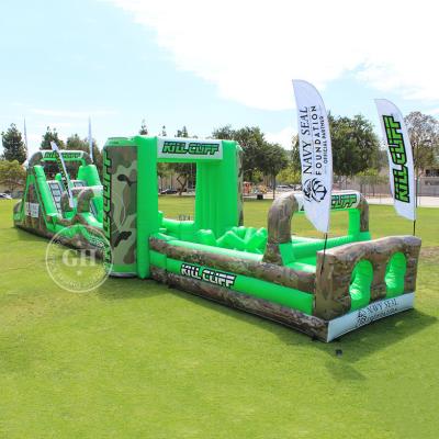 China Durable Inflatable Obstacle Course Military Large Commercial Inflatable Obstacle Course for sale