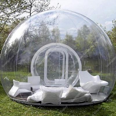 China Durable/Waterproof/Fireproof Clear Air Inflatable Dome Outdoor Camping Tent Lodge Lodge Transparent Bubble Tent for sale