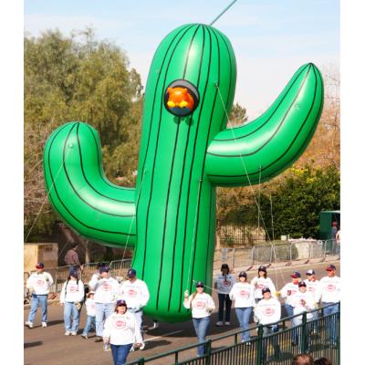 China Customized Durable/Waterproof/Flame Retardant Factory Led Inflatables Cactus Helium Parade Balloons Inflatable Cactus Balloon for sale