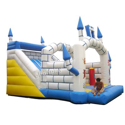 China Inflatable Bouncer Slide Durable/Waterproof/Flame Retardant Custom Commercial Inflatable Castle Dry Slide for sale