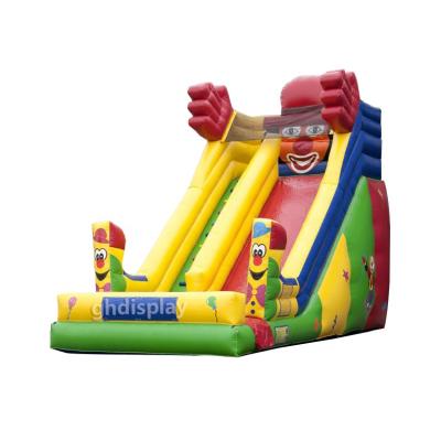 China OEM inflatable bouncer PVC clown house inflatables commercial bouncy castle durable/waterproof/flame retardant jumping slide for sale