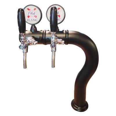 China Two Stainless Steel SS304 Taps Pressure Beer Tower Beer Police for sale