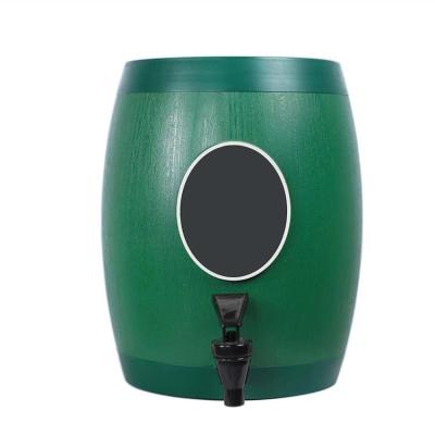 China Keep Cold FUYONG Beer Plastic 3 Liter Barrel Beer Tower Dispenser Wine Barrels for sale