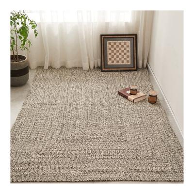 China Washable Outdoor Indoor Woven Braided Carpet Cover Waterproof Rugs for sale