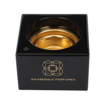 China 2020 Luxury Top Quality Black Arabic Aroma Oil Burner Censer Custom for sale