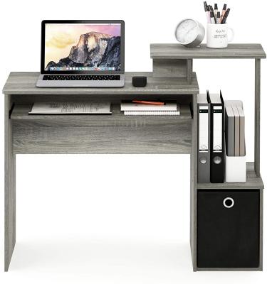 China Customizable Gray, Small Space Home Workstation Computer Desk Baby and Kids Wooden Storage and Cabinet Home Office Computer Desk French Oak for sale