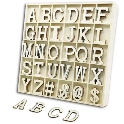 China Europe Letter Games For Home Decor DIY Children Small Wooden Letters Words Europe Wood Carved Engraving for sale