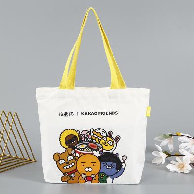 China Environmental Protection And Reuse Tote Bags Eco Friendly Reusable Canvas Grocery Canvas Fabric Logo Shopping Bag Cotton Printed Bag for sale