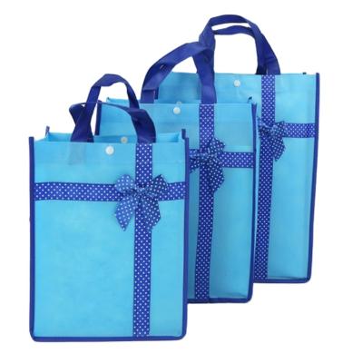 China Environmental protection and reuse professional custom reusable grocery supermarket shopping bag non-woven packaging bag for sale