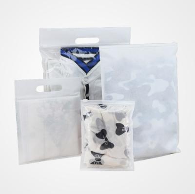 China Transparent Plastic Garbage Zipper Bag Is Used For Garment Packaging Plastic Bags for sale