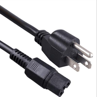 China Household Appliance Power Supply Cord NEMA 5-15P IEC 60320 AC C15 High Temperature Cord for sale