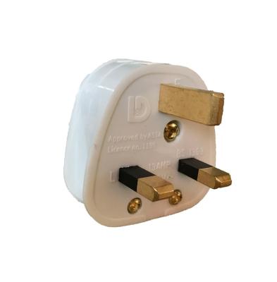 China Home Appliance UK Assembled Rewireable Fused Power Plug Socket / Fuse UK Power Cord for sale