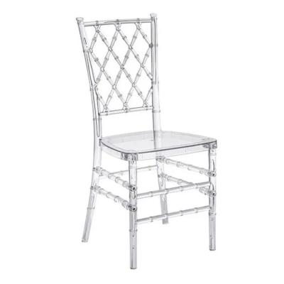 China Crystal Ice Stacking Chiavari Chair For Wedding Banquet Event for sale