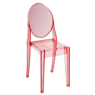 China Colourful Pink Chiavari Chairs Polycarbonate Stackable Chiavari Chairs for sale