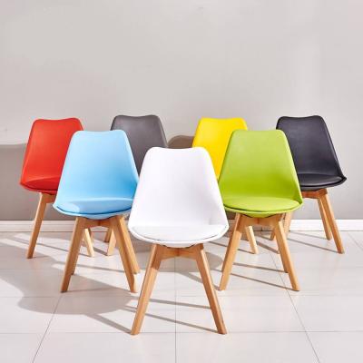 China Commercial Mid Century Modern Plastic Chairs Italian Design Blue Plastic Dining Chairs for sale