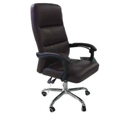 China Foldable Luxury Executive Office Chair PU Reclining Executive Chair With Footrest for sale