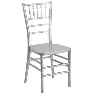 China White Plastic Chiavari Chairs Modern Banquet Chairs Hotel Furniture for sale