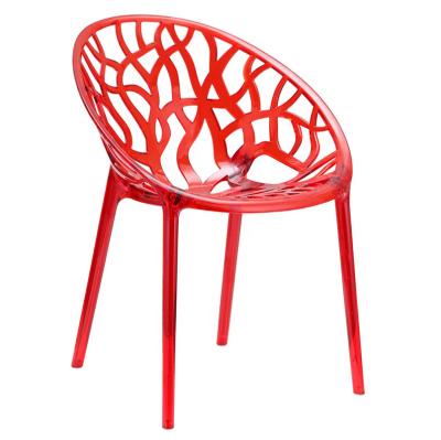 China Fancy Design Restaurant Colorful Polypropylene Plastic Dining Room Chairs with Mail Packing for sale