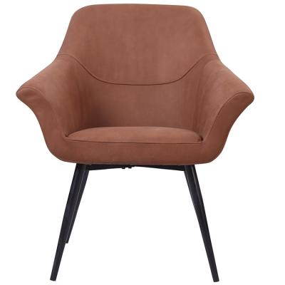 China Home Furniture General Synthetic Leather Low Back High PU Leather Dining Chairs for Modern Minimalist Room for sale