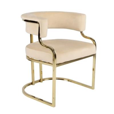 China Custom Restaurant Cafe Metal Dine Armchair Dining Room Furniture for sale