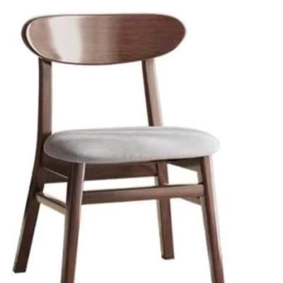 China Hotel Solid Wood Dining Chairs Modern Nordic Luxury Wooden Kitchen Chairs for sale