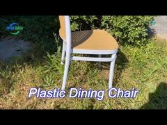 stackable rattan dining room plastic chairs plastic outdoor dining chairs for banquet